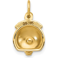 14K Yellow Gold HONEY Pot with Dipper Charm - 22mm Length by Oro Pregiato