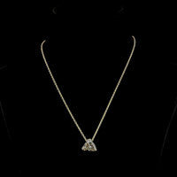 14K Yellow Gold Horse Shape Solitaire Pendant with Bezel Set 6.08 Carat Lab Grown Diamond - E-F Color VS1 Clarity - Covaloro Fine Jewelry
