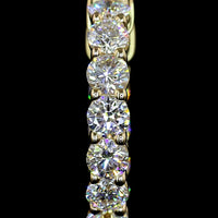 14K Yellow Gold Huggie Earrings with Round Brilliant Cut Lab Diamonds - 0.98 Carat Total Diamond Weight, E-F Color, VS1 Clarity - Covaloro Fine Jewelry