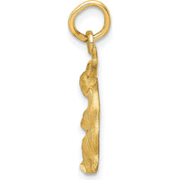14K Yellow Gold Jack Rabbit Charm - 24mm Length by Oro Pregiato