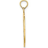 14K Yellow Gold Kennebunkport Dolphins Pendant - 25.5mm Length by Oro Pregiato
