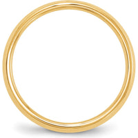 14K Yellow Gold Knife Edge Comfort Fit Wedding Band - 2.5mm Width, Size 9.5 by Luciano & Cie