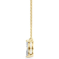 14K Yellow Gold Lab Diamond Necklace - 0.33 Carats Total Diamond Weight by Robinson's Jewelers