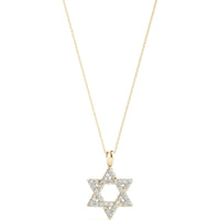 14K Yellow Gold Lab Diamond Necklace - 0.63 Carat Total Weight by Robinson's Jewelers