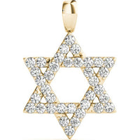 14K Yellow Gold Lab Diamond Necklace - 0.63 Carat Total Weight by Robinson's Jewelers