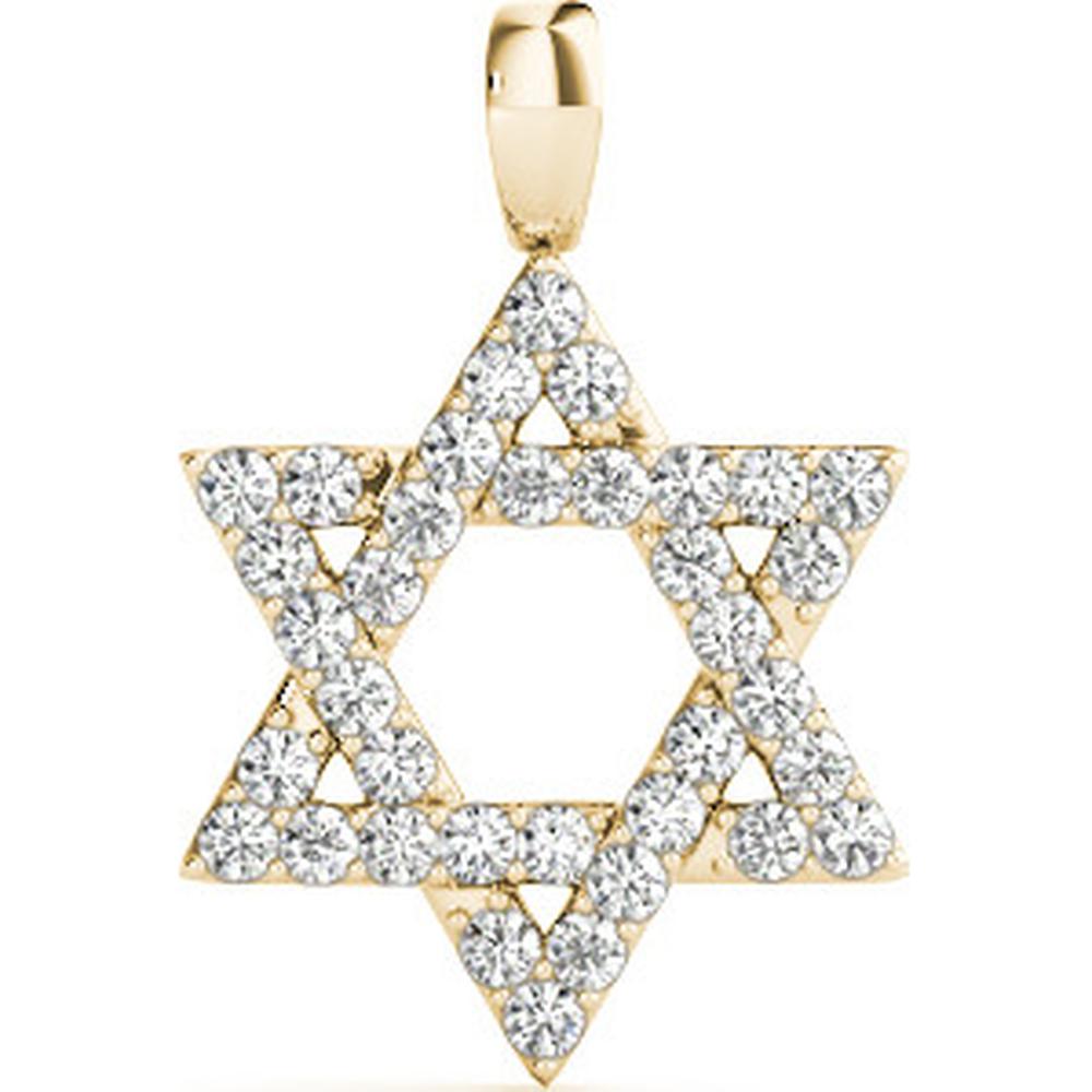 14K Yellow Gold Lab Diamond Necklace - 0.63 Carat Total Weight by Robinson's Jewelers