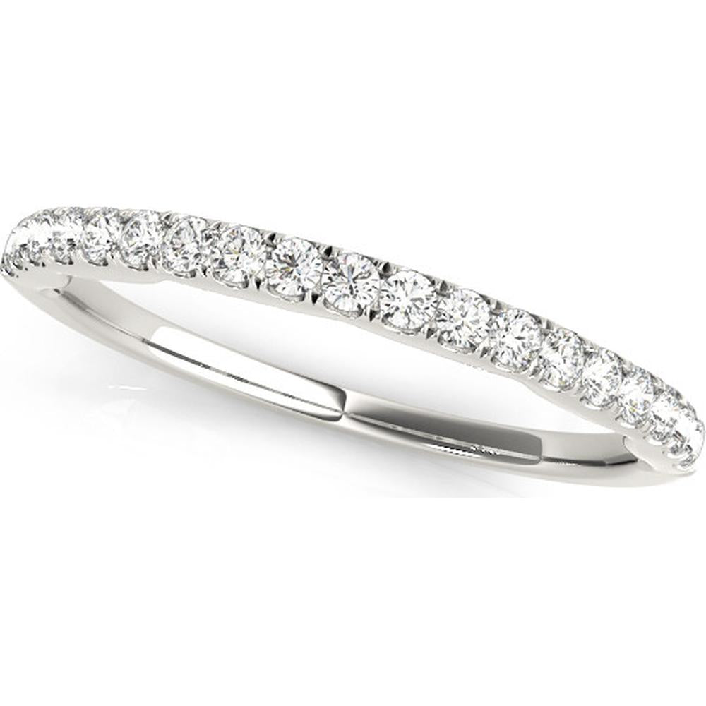 14K Yellow Gold Lab Diamond Wedding Band - 0.33 Carats Total Diamond Weight - Size 7 by Robinson's Jewelers