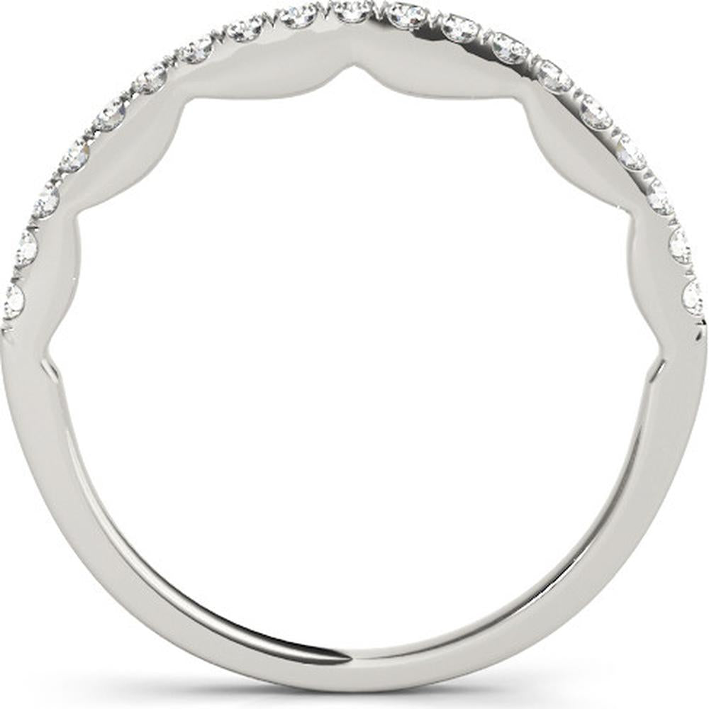 14K Yellow Gold Lab Diamond Wedding Band - 0.33 Carats Total Diamond Weight - Size 7 by Robinson's Jewelers