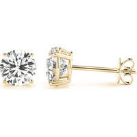 14K Yellow Gold Lab Diamond Wire Stud Earrings - 0.24 Carat Total Weight by Robinson's Jewelers