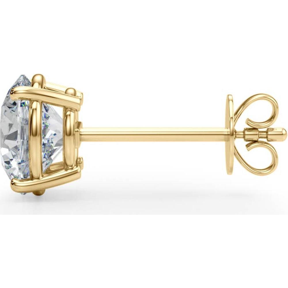 14K Yellow Gold Lab Diamond Wire Stud Earrings - 0.24 Carat Total Weight by Robinson's Jewelers