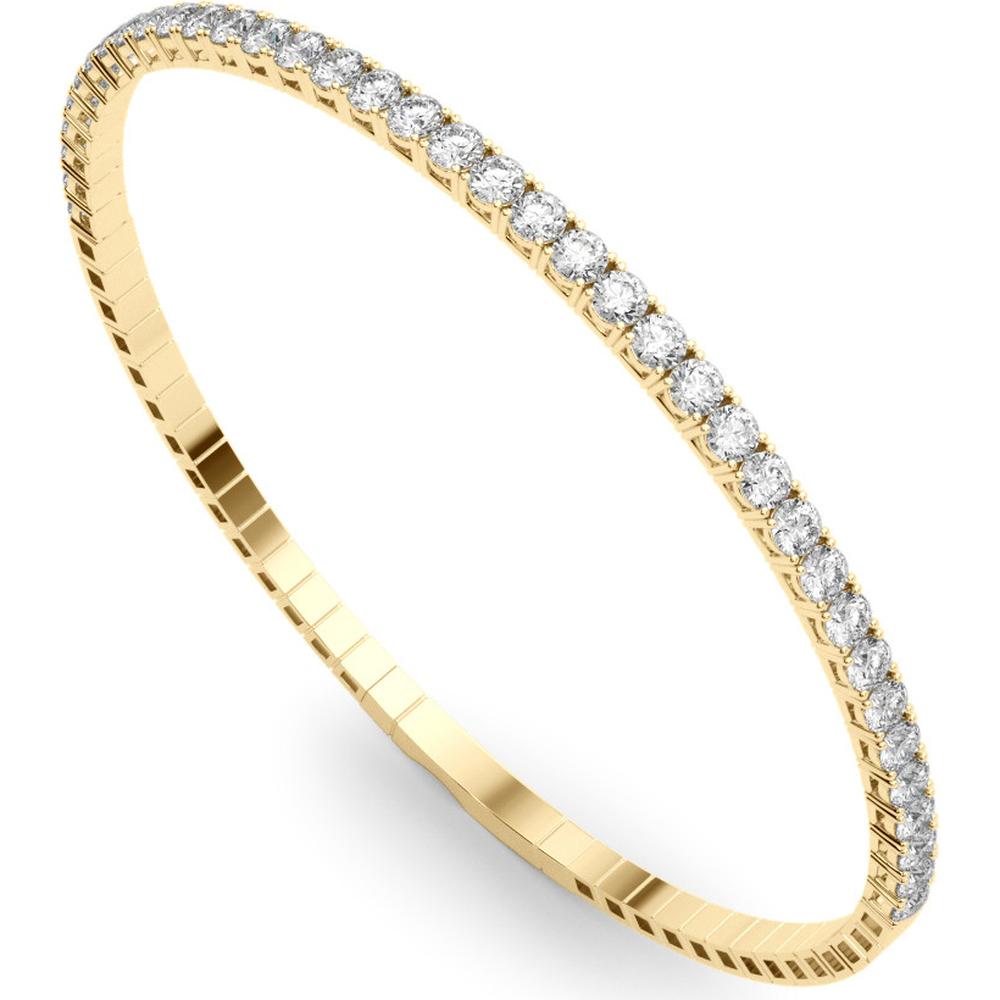 14K Yellow Gold Lab-Grown Diamond Bracelet - 1.875 Carat Total Weight by Robinson's Jewelers