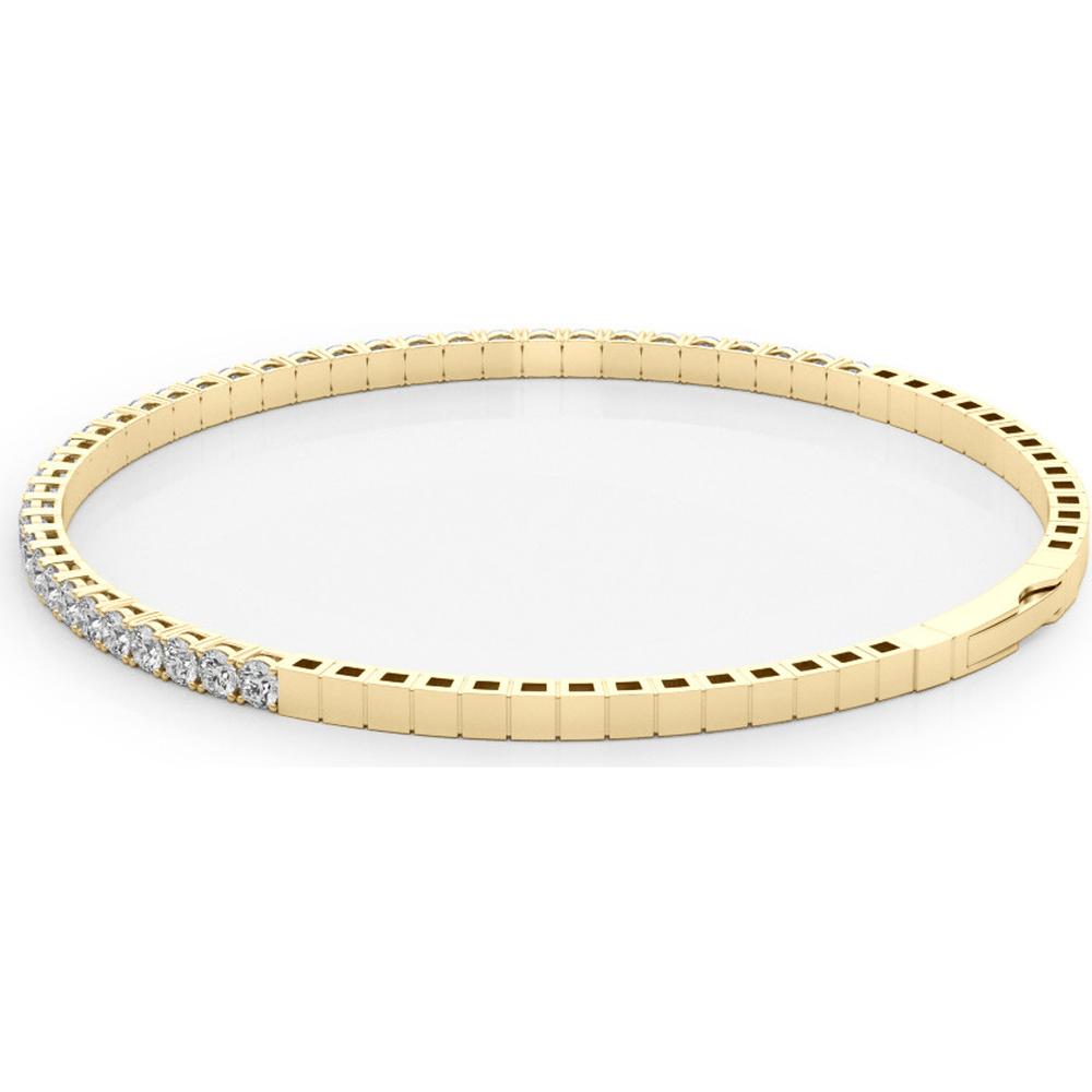 14K Yellow Gold Lab-Grown Diamond Bracelet - 1.875 Carat Total Weight by Robinson's Jewelers