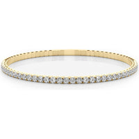14K Yellow Gold Lab-Grown Diamond Bracelet - 1.875 Carat Total Weight by Robinson's Jewelers