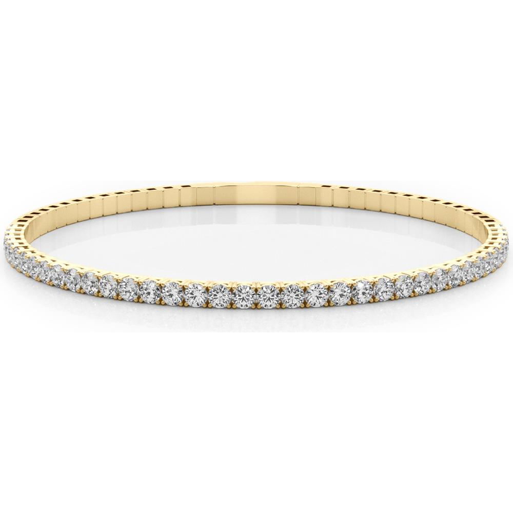 14K Yellow Gold Lab-Grown Diamond Bracelet - 1.875 Carat Total Weight by Robinson's Jewelers
