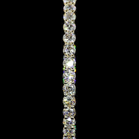 14K Yellow Gold Large Hoop Earrings with Prong-Set Round Lab Diamonds - 3.84 Carats Total Diamond Weight - Covaloro Fine Jewelry