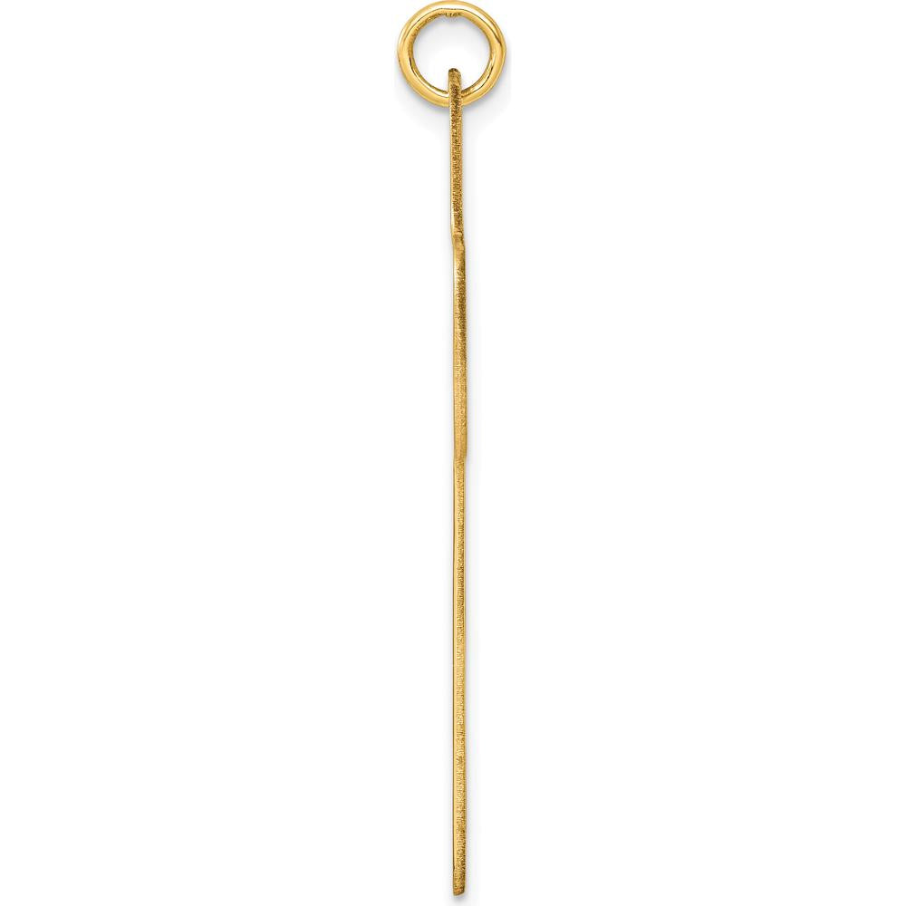14K Yellow Gold Large Polished Cross Pendant - Statement Faith Jewelry by Oro Pregiato