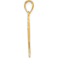 14K Yellow Gold LAS VEGAS Playing Cards Charm with Polished Finish by Oro Pregiato
