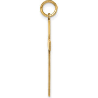 14K Yellow Gold Laser Designed Cross Pendant - 32mm Length by Oro Pregiato
