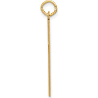 14K Yellow Gold Laser Designed Cross Pendant - 32mm Length by Oro Pregiato