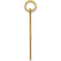 14K Yellow Gold Laser Designed Greek Cross Pendant - Solid Gold 26mm Length by Oro Pregiato