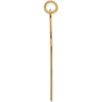 14K Yellow Gold Laser Designed Passion Cross Pendant - 39mm x 22mm by Oro Pregiato