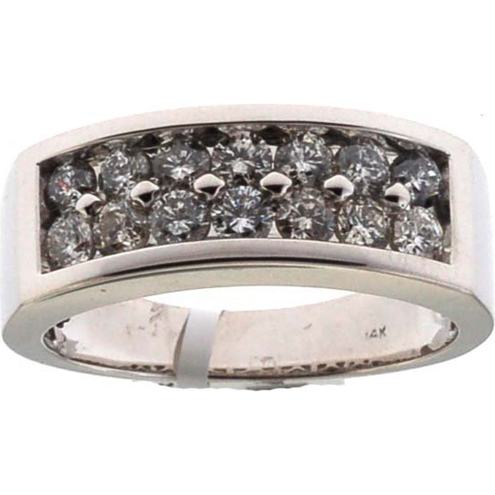 14K Yellow Gold Men's Band with Channel-Set Round Diamonds - 1.33 Carat Total Diamond Weight by Auriventus