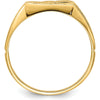 14K Yellow Gold Men's "DAD" Ring with Round Diamonds - 0.004 Carat Total Diamond Weight by IBGoodman