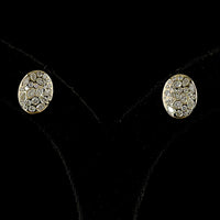 14K Yellow Gold Mixed Shape Flush Set Lab Diamond Stud Earrings - 1.45 Carat Total Weight (E-F Color, VS1 Clarity) - Covaloro Fine Jewelry