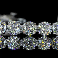14K Yellow Gold Mixed Shape Station Bracelet with Lab Grown Oval, Emerald, Marquise & Round Diamonds - 10.11 Carat Total Diamond Weight - Covaloro Fine Jewelry