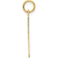 14K Yellow Gold "Monday the First Day" Engravable Calendar Pendant - Timeless Personalized Charm by Oro Pregiato