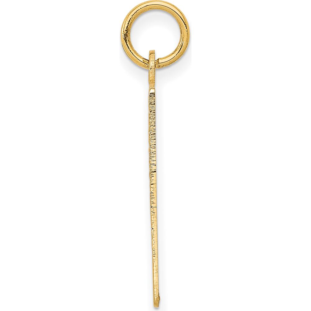14K Yellow Gold "Monday the First Day" Engravable Calendar Pendant - Timeless Personalized Charm by Oro Pregiato
