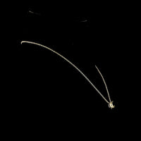 14K Yellow Gold North-South Pendant with 1.58 Carats Cushion Brilliant and 1.53 Carats Oval Cut Lab Diamonds - D VS1 GIA Certified - 3.11 Carat Total Weight - Covaloro Fine Jewelry