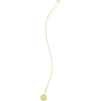 14K Yellow Gold North Star Talisman Pendant Necklace with Polished Finish on 18" Chain by Orozza Fine Jewelry