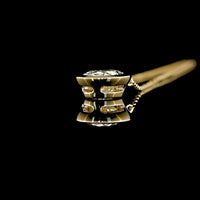 14K Yellow Gold Oval Cut Bezel Set Lab Diamond Solitaire Pendant - 2.09 Carat E-F VVS2 IGI Certified - Covaloro Fine Jewelry