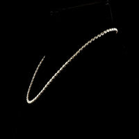 14K Yellow Gold Oval Cut Lab Diamond Tennis Necklace with East-West Bezel Settings - 21.19 Carat Total Weight, 59 Stones - Covaloro Fine Jewelry