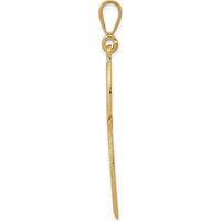 14K Yellow Gold Passion Cross Pendant - Elegant Religious Jewelry by Oro Pregiato