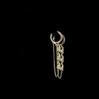 14K Yellow Gold Pear-Shape Hanging Earrings with Lab-Grown Diamonds - 3.09 Carats Total Diamond Weight - Covaloro Fine Jewelry