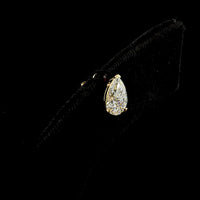 14K Yellow Gold Pear Shape Lab Diamond Stud Earrings - 2.47 Carats Total Diamond Weight (GIA Certified) - Covaloro Fine Jewelry