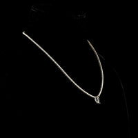 14K Yellow Gold Pear Shape Tennis Necklace with 1.50 Carats D VVS1 Center Lab Diamond and 208 Brilliant Cut Lab Diamonds - 5.87 Total Carat Weight - Covaloro Fine Jewelry