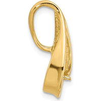 14K Yellow Gold Pearl Slide Mounting Pendant - Elegant and Timeless Design by Monteluci Fine Jewelry