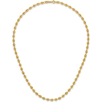 14K Yellow Gold Polished 4.5mm Fancy Link 18" Necklace by 0