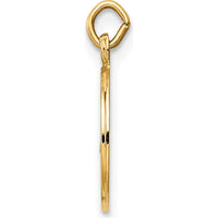 14K Yellow Gold Polished and Satin Caridad Del Cobre Medal Charm - 16.5mm Length by Oro Pregiato