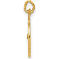 14K Yellow Gold Polished and Satin Holy Spirit Medal Charm - 18mm Length by Oro Pregiato