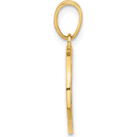 14K Yellow Gold Polished Blue Enamel Sun and Stars Pendant - Celestial Charm by Oro Pregiato