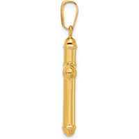 14K Yellow Gold Polished Cross Pendant - Elegant Faith Jewelry by Oro Pregiato