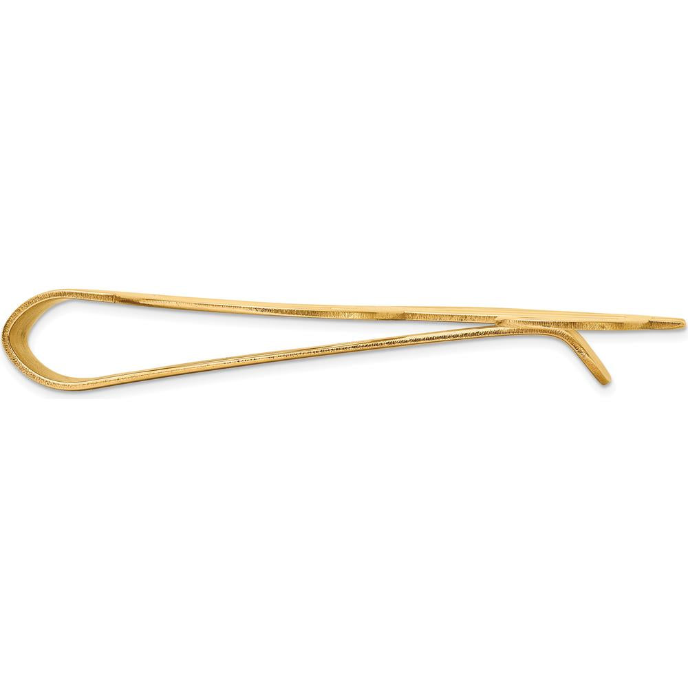14K Yellow Gold Polished Dollar Sign Money Clip - Luxury Men's Accessory by Oro Pregiato
