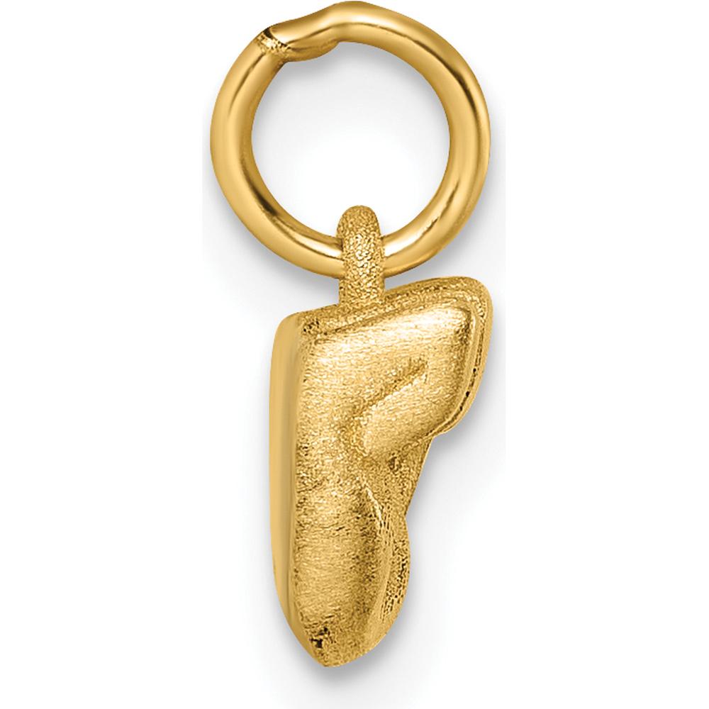 14K Yellow Gold Polished Fist Hand Pendant - 9.1mm Length by Oro Pregiato