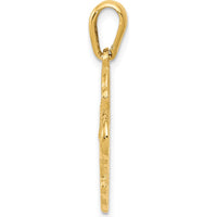 14K Yellow Gold Polished Four-Way Medal Pendant - 28mm Length, 17.75mm Width by Oro Pregiato