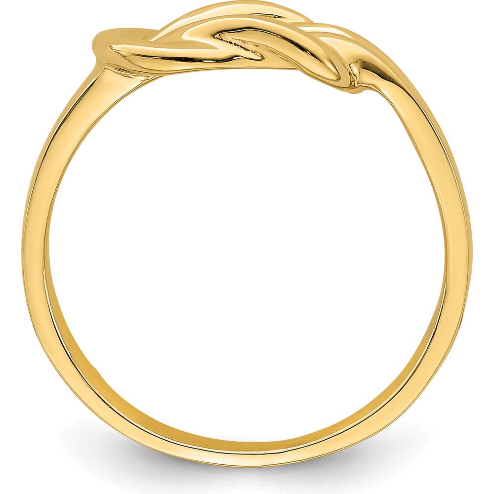 14K Yellow Gold Polished Freeform Love Knot Fashion Ring by 0