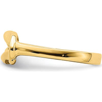 14K Yellow Gold Polished Freeform Love Knot Fashion Ring by 0
